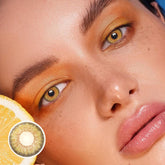 Lentes de contacto color avellana Elida